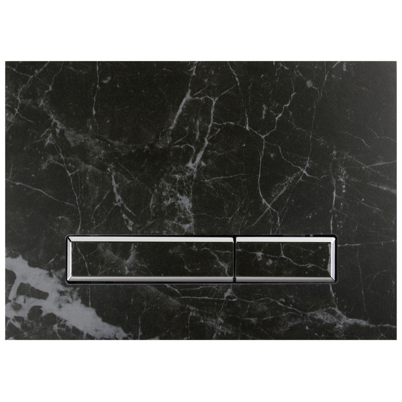 Кнопка смыва Lavinia Boho RelFix 38050901 greek black с хром кромкой