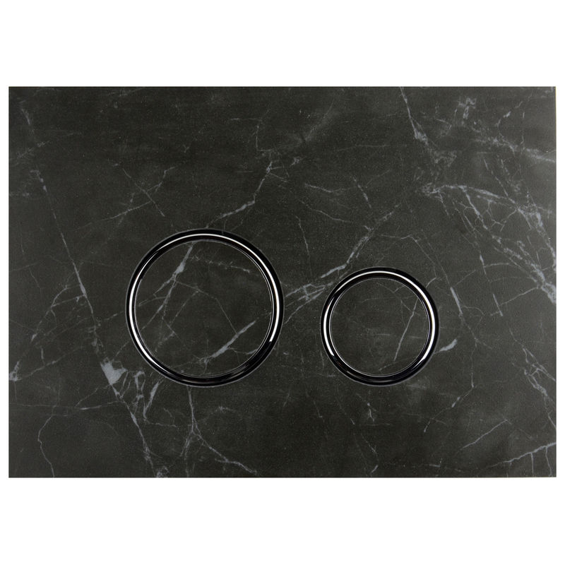 Кнопка смыва Lavinia Boho RelFix 38050902 greek black с хром кромкой