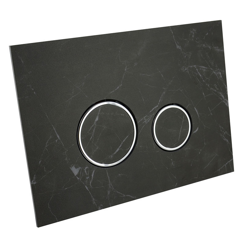 Кнопка смыва Lavinia Boho RelFix 38050902 greek black с хром кромкой