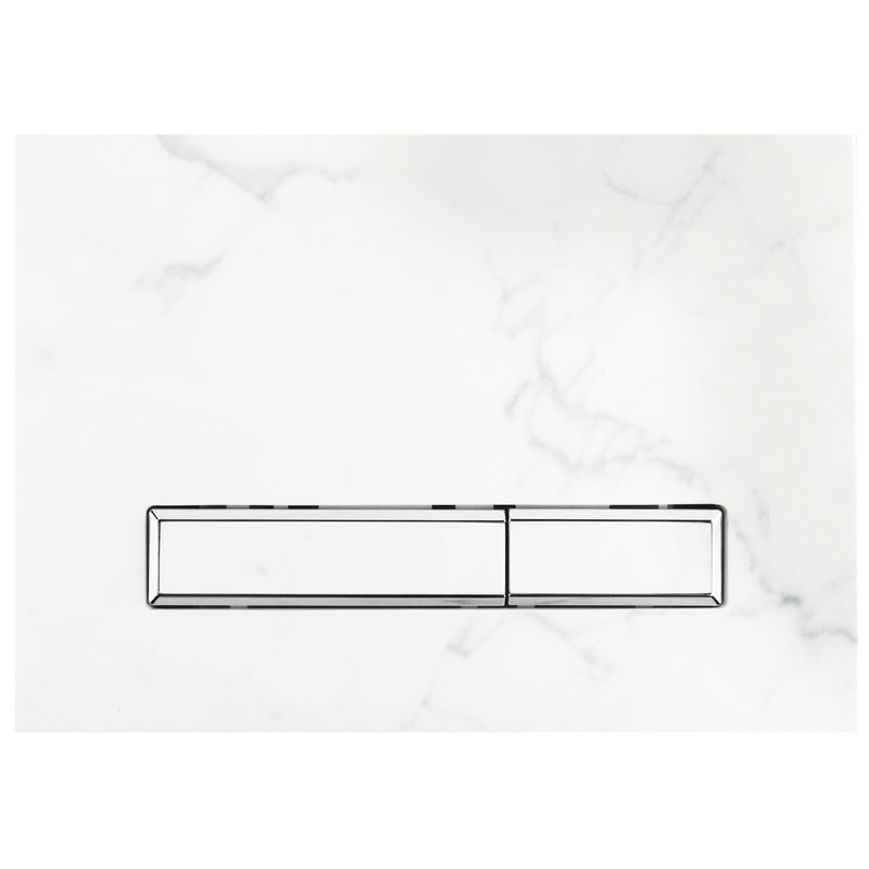 Кнопка смыва Lavinia Boho RelFix 38050903 statuary с хром кромкой
