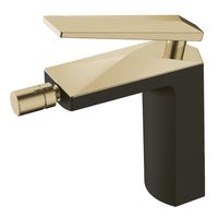 Смеситель для биде BOHEME Venturo 386-B черный с золотом — 1