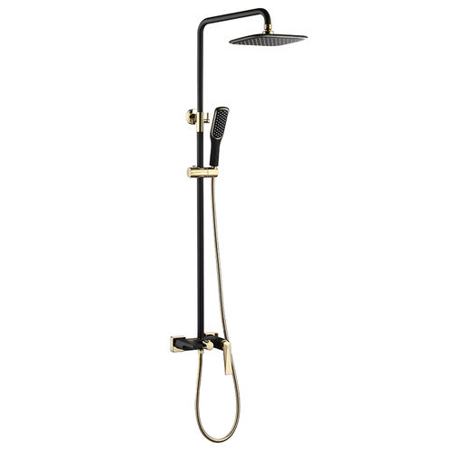 Душевая система BOHEME Venturo 388-B черный с золотом