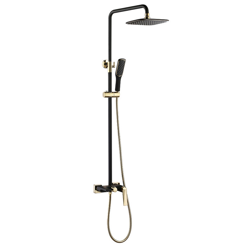 Душевая система BOHEME Venturo 388-B черный с золотом