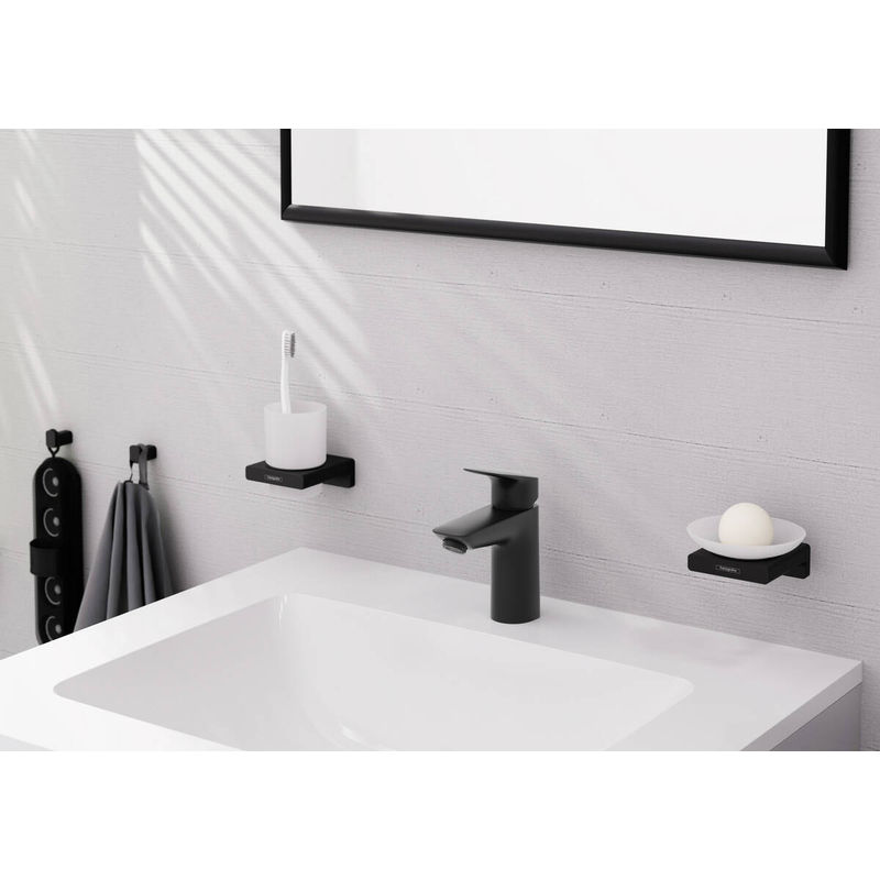 Крючок для ванной Hansgrohe AddStoris 41742670 матовый черный