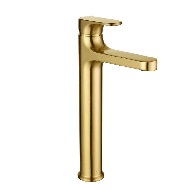 Смеситель для раковины BOHEME Spectre 452-MG высокий Matt Gold