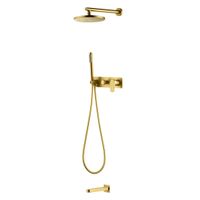 Система для душа скрытого монтажа BOHEME 454-2-G Spectre Gold — 1