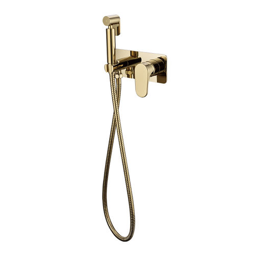 Встраиваемый гигиенический душ BOHEME Spectre 457-G Gold