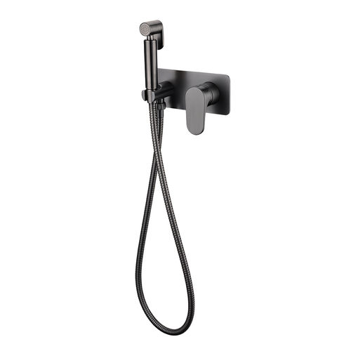 Встраиваемый гигиенический душ BOHEME Spectre 457-GM Gunmetal