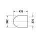 Унитаз подвесной в комплекте Duravit Rimless® D-Neo 45770900A1