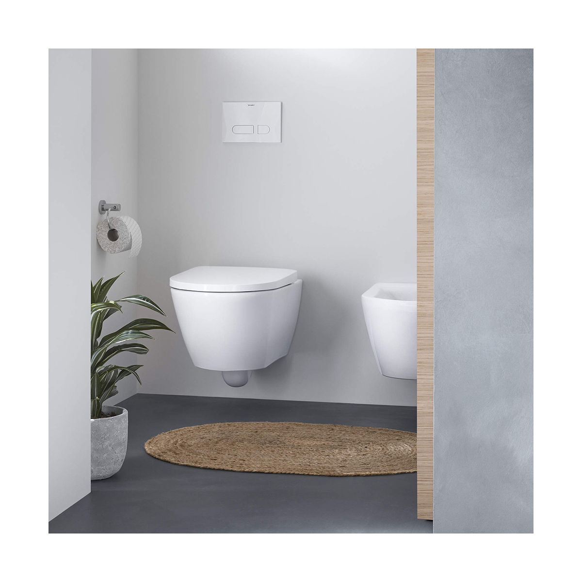 Унитаз подвесной в комплекте Duravit Rimless® D-Neo 45770900A1