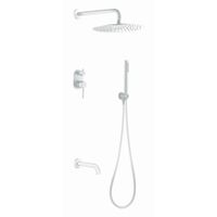 Система для душа скрытого монтажа BOHEME Uno 464-2-MW Matt White — 1