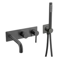 Система для душа скрытого монтажа BOHEME Uno 464-3-B Матовый Черный — 1