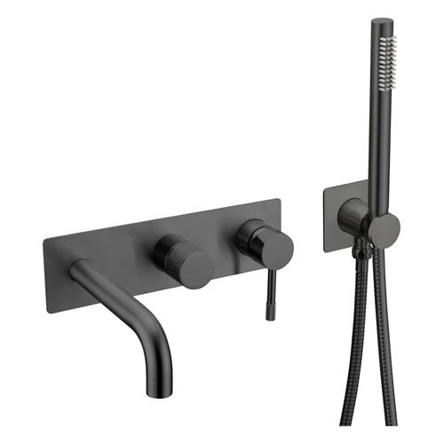 Система для душа скрытого монтажа BOHEME Uno 464-3-B Матовый Черный