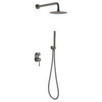 Система для душа скрытого монтажа BOHEME Uno 464-GM Gun Metall — 1