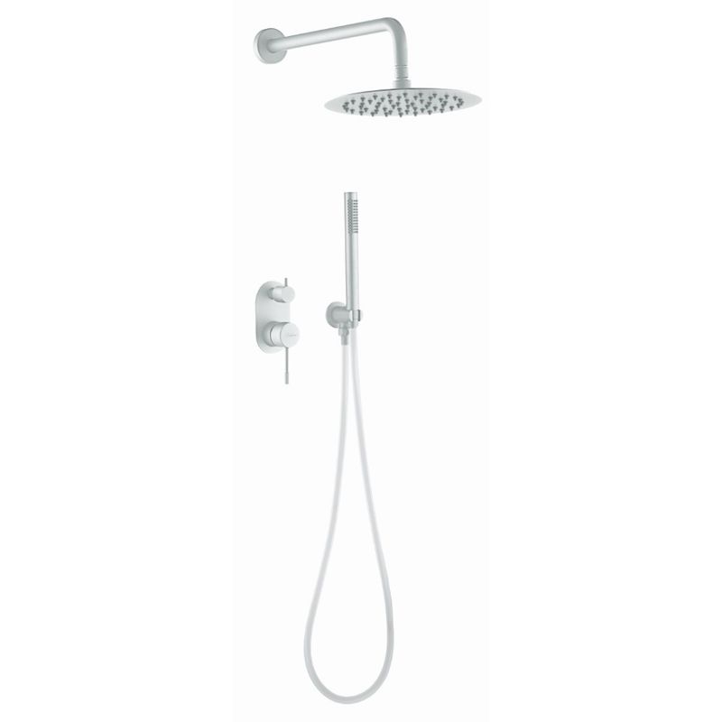 Система для душа скрытого монтажа BOHEME Uno 464-MW Matt White