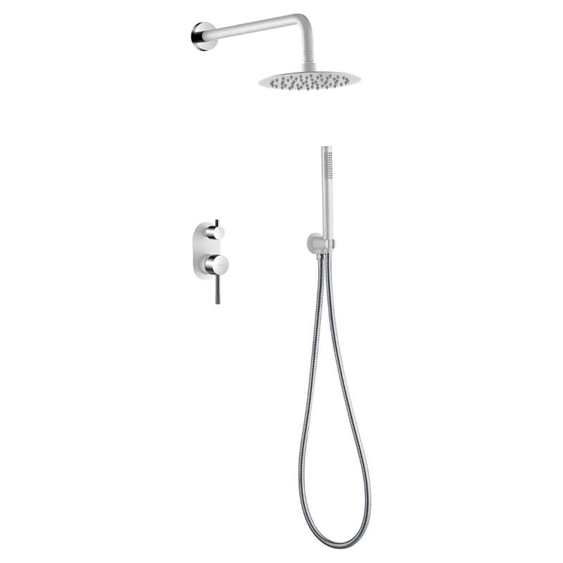 Система для душа скрытого монтажа BOHEME Uno 464-WCR White Chrome