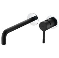 Смеситель скрытого монтажа для раковины BOHEME Uno 465-BCR Черный Хром — 1