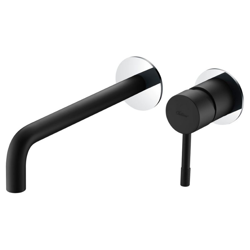 Смеситель скрытого монтажа для раковины BOHEME Uno 465-BCR Черный Хром