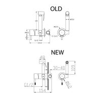 Встраиваемый гигиенический душ BOHEME Uno 467-CR Хром — 2