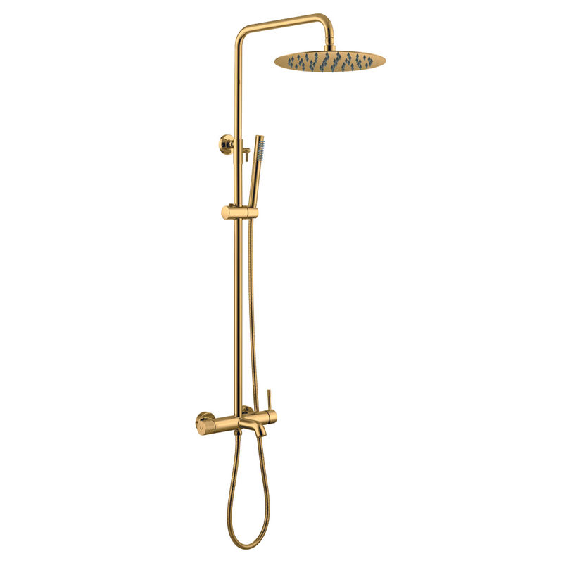 Душевая система BOHEME Uno 468-G Gold 30см
