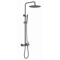 Душевая система BOHEME Uno 468-SGM Shine Gun Metall 30см — 1