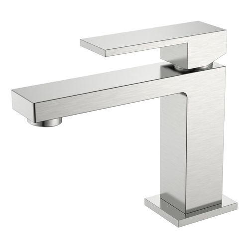 Смеситель для раковины BOHEME Qubic 471-NB Brushed Nickel