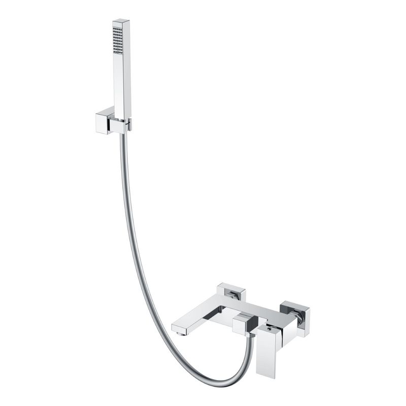 Смеситель для ванны BOHEME Qubic 473-CR Chrome
