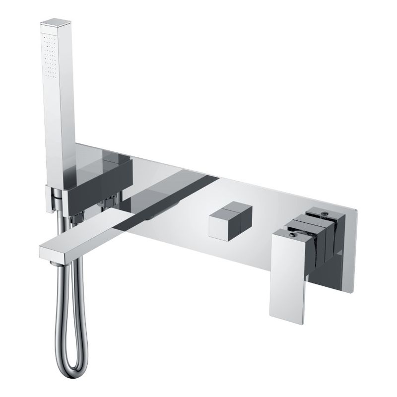 Система для душа скрытого монтажа BOHEME 474-2-CR Qubic Chrome