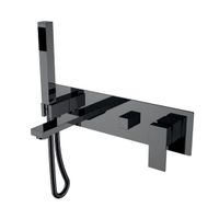 Система для душа скрытого монтажа BOHEME 474-2-SGM Qubic Shinny Gun Metal — 1