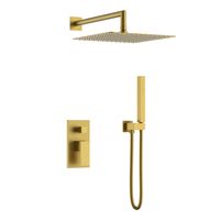 Система для душа скрытого монтажа BOHEME Qubic 474-3-BR Bronze — 1