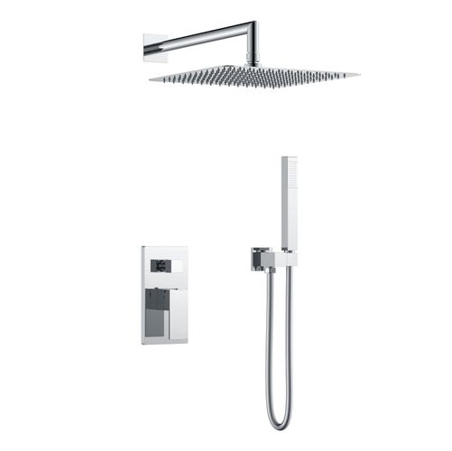 Система для душа скрытого монтажа BOHEME Qubic 474-3-CR Chrome