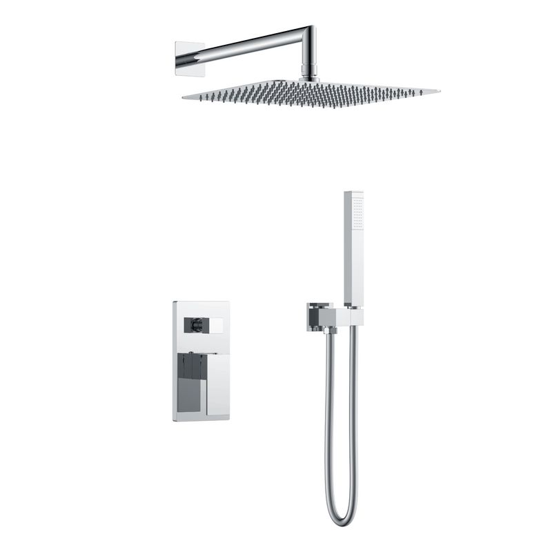 Система для душа скрытого монтажа BOHEME Qubic 474-3-CR Chrome