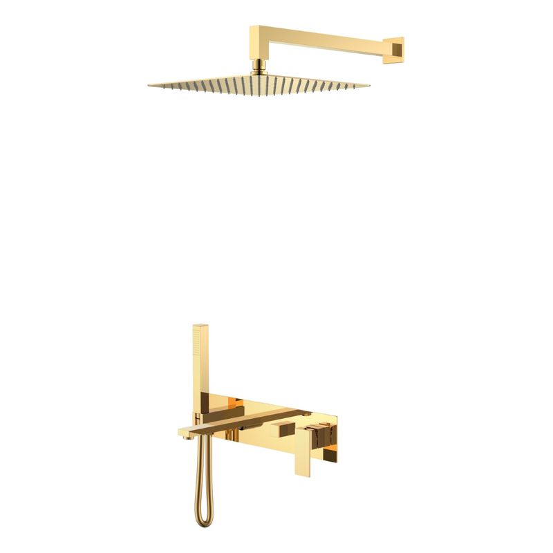 Система для душа скрытого монтажа BOHEME Qubic 474-G Gold