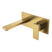 Смеситель скрытого монтажа для раковины BOHEME Qubic 475-BR Bronze — 1