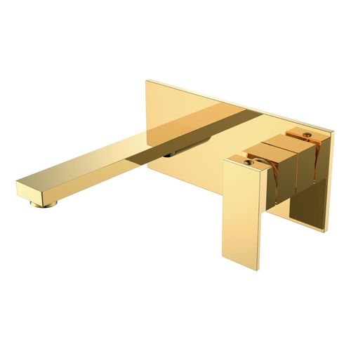 Смеситель скрытого монтажа для раковины BOHEME Qubic 475-G Gold