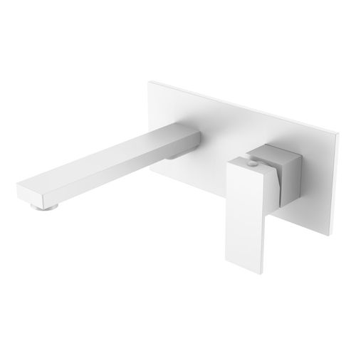 Смеситель скрытого монтажа для раковины BOHEME Qubic 475-MW Matt White