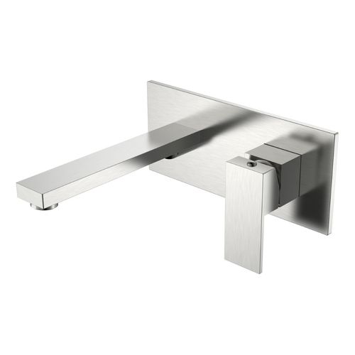Смеситель скрытого монтажа для раковины BOHEME Qubic 475-NB Brushed Nickel