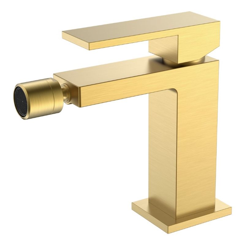 Смеситель для биде BOHEME Qubic 476-MG Matt Gold