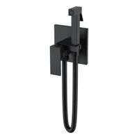 Встраиваемый гигиенический душ BOHEME Qubic 477-B Matt Black — 1