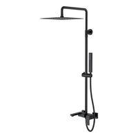 Душевая система BOHEME Qubic 478-B Matt Black 30см — 1