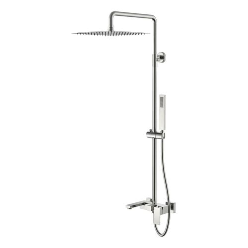 Душевая система BOHEME Qubic 478-NB Nickle Brush 30см