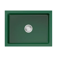 Кухонная мойка из керамики Omoikiri Mikura 61-RG Glossy 4911255 (natceramic/royal green) — 1