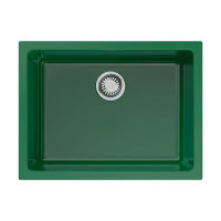 Кухонная мойка из керамики Omoikiri Okinoshima 61-U/I-RG Glossy 4911263 (natceramic/royal green) — 1