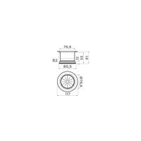 Сменная горловина для измельчителя Omoikiri NAGARE NA-04-LG — 2