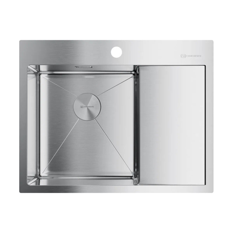 Кухонная мойка из нержавеющей стали Omoikiri Akisame 65-IN-L 4973058 (нержавеющая сталь)