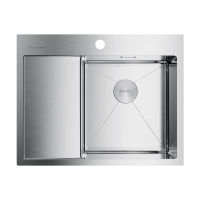 Кухонная мойка из нержавеющей стали Omoikiri Akisame 65-IN-R 4973059 (нержавеющая сталь) — 1