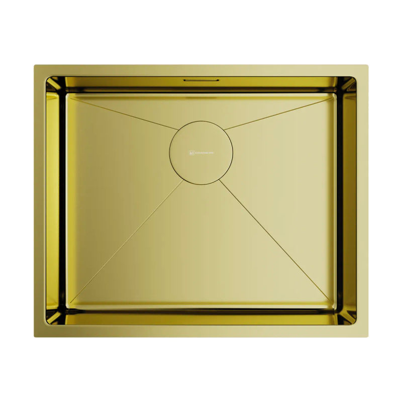 Кухонная мойка из нержавеющей стали Omoikiri Taki 54-U/IF-LG 4973093 (светлое золото)