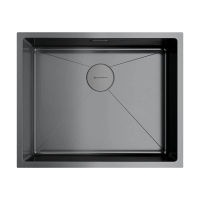 Кухонная мойка из нержавеющей стали Omoikiri Taki 54-U/IF-GM 4973107 (вороненая сталь) — 1