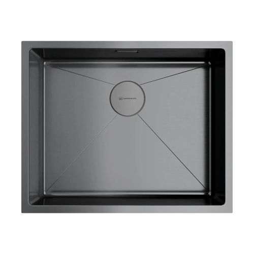 Кухонная мойка из нержавеющей стали Omoikiri Taki 54-U/IF-GM 4973107 (вороненая сталь)