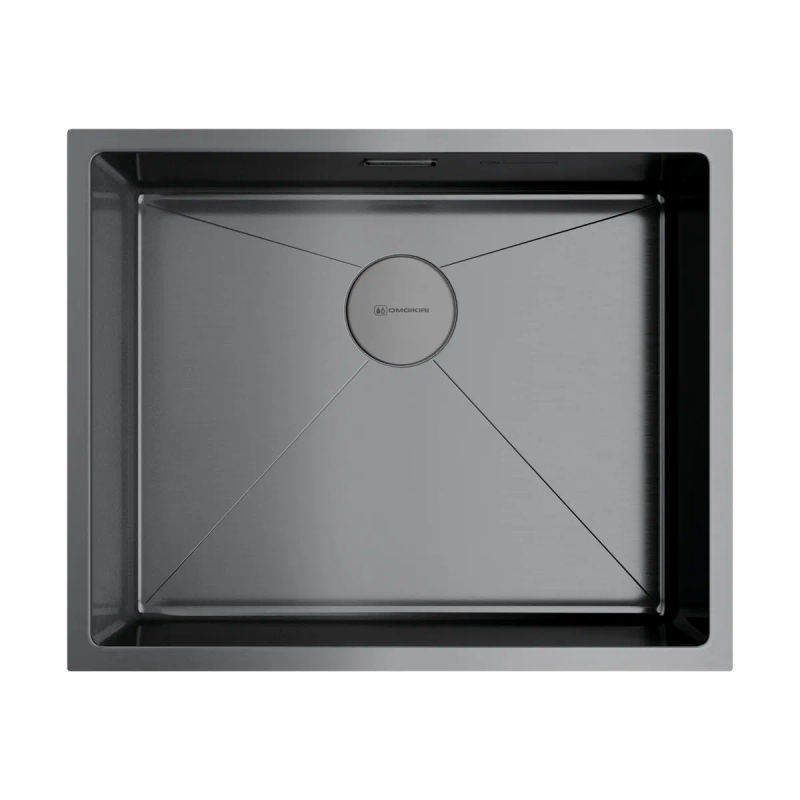 Кухонная мойка из нержавеющей стали Omoikiri Taki 54-U/IF-GM 4973107 (вороненая сталь)